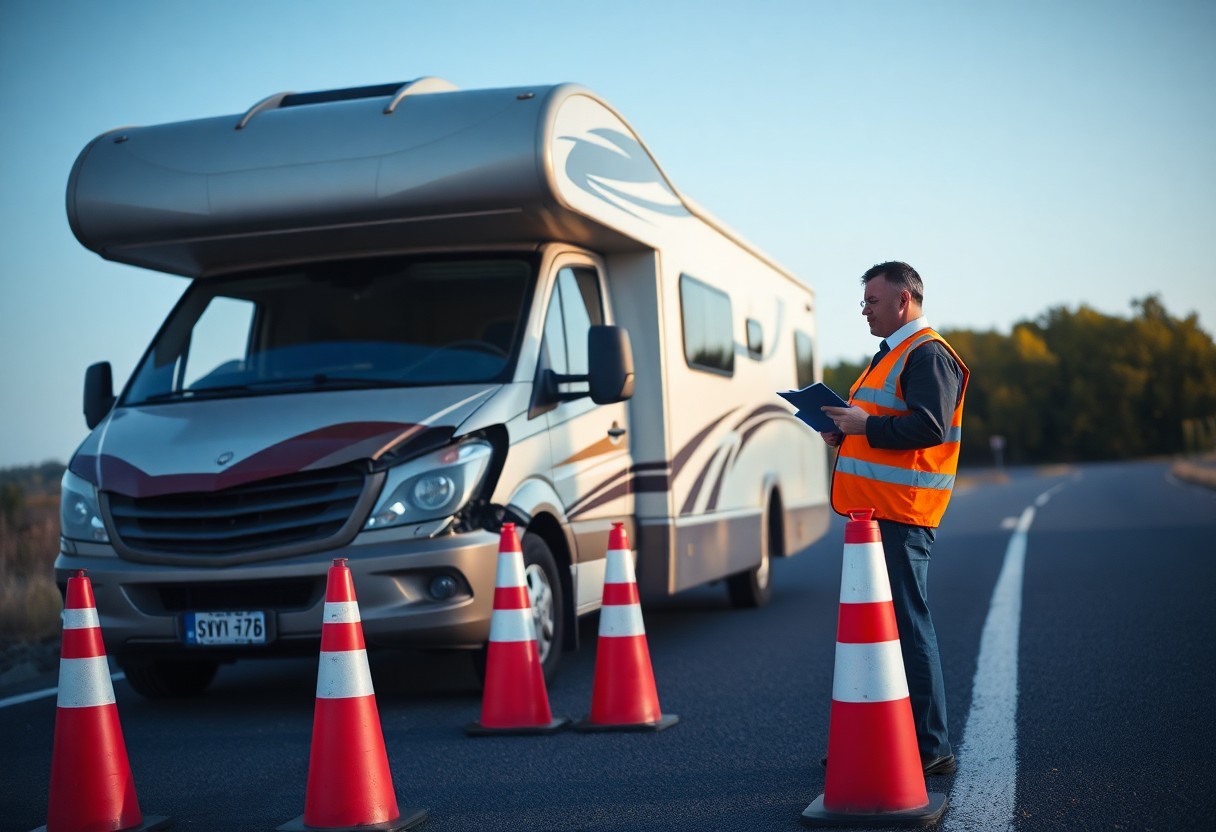 Unfall mit dem Wohnmobil