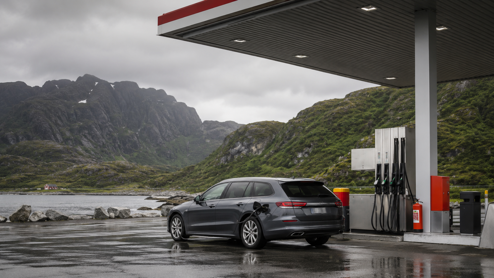 Tanken in Norwegen