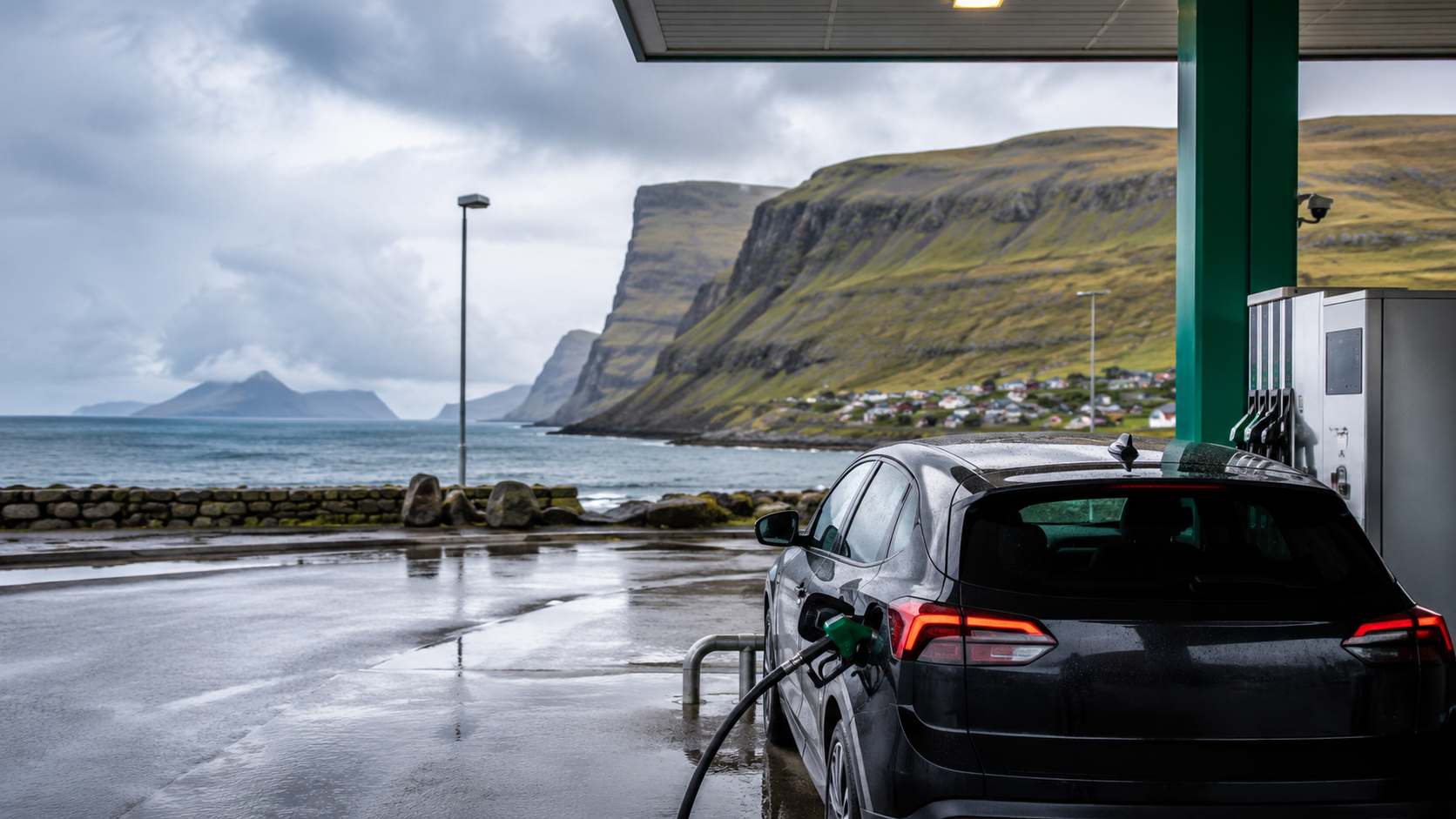 Tanken in Färöer: Preise, Tipps & Tankstellennetz