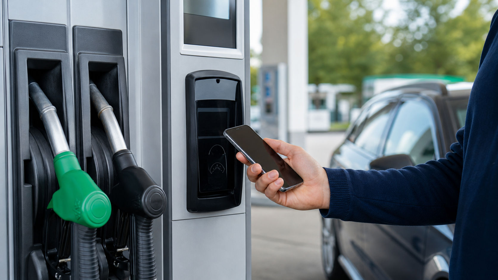 Direkt an der Zapfsäule per Smartphone bezahlen