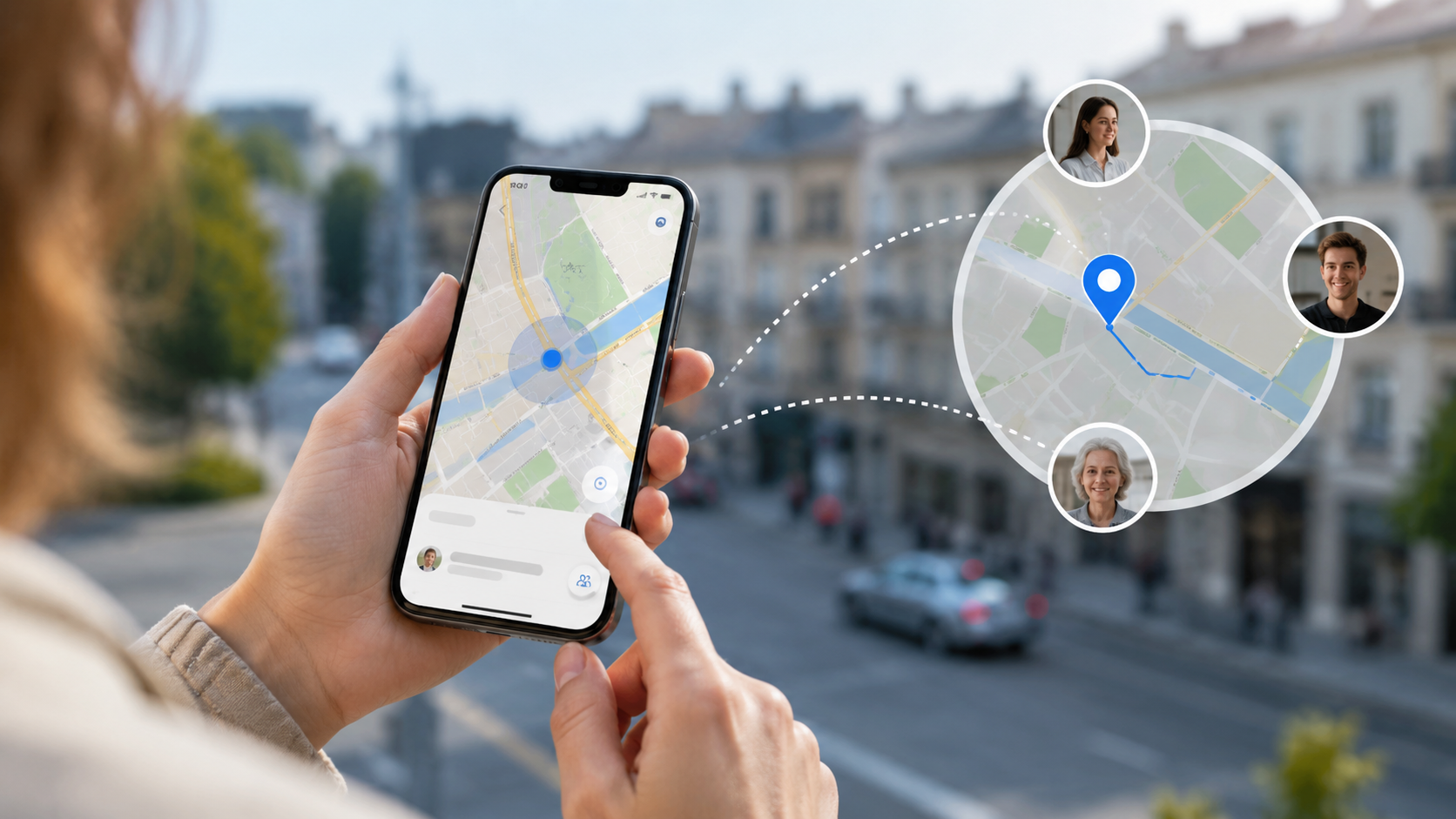 Google Maps Live Standort teilen