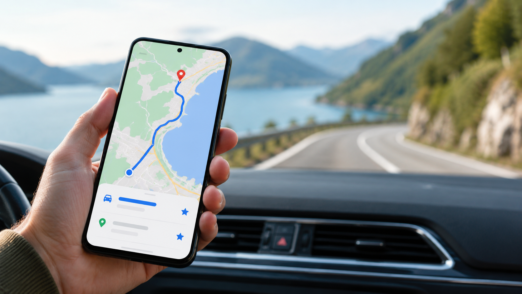 Google Maps Routen speichern