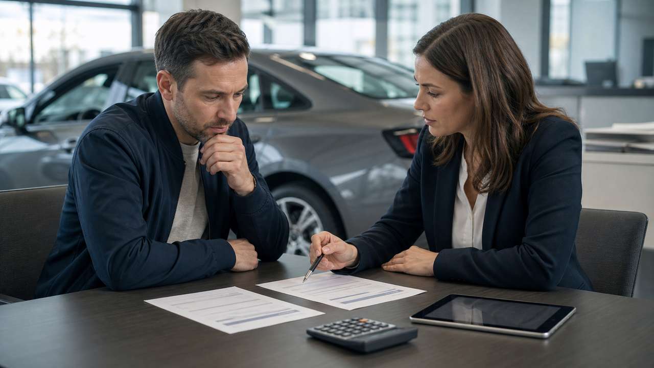 Leasingangebote mit Rechner im Autohaus vergleichen
