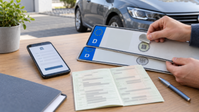 Auto online abmelden über i-Kfz mit Kennzeichen und Fahrzeugschein